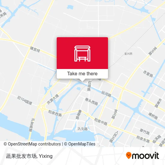 蔬果批发市场 map