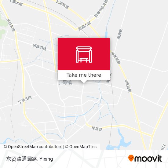 东贤路通蜀路 map