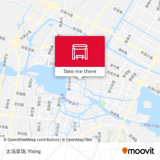 太滆菜场 map