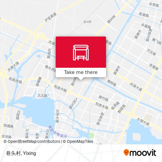 巷头村 map