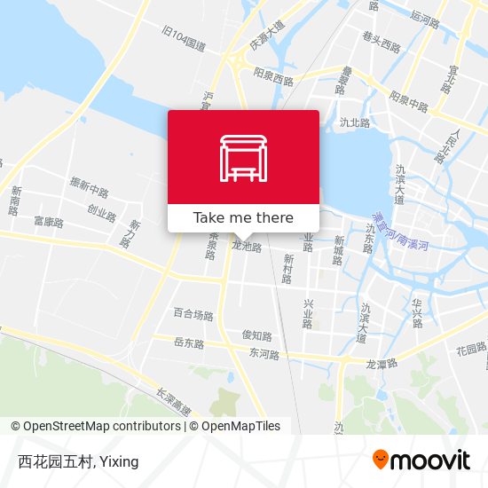 西花园五村 map