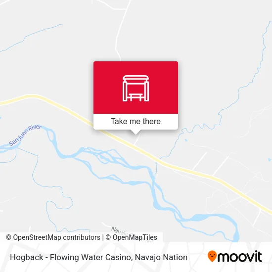 Hogback - Flowing Water Casino map