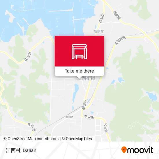 江西村 map