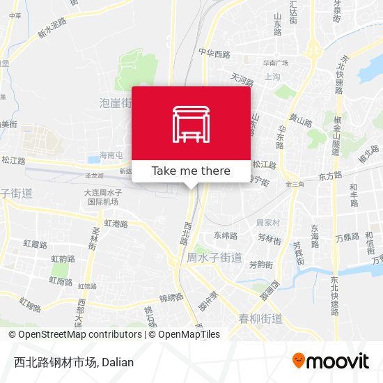 西北路钢材市场 map