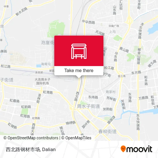 西北路钢材市场 map