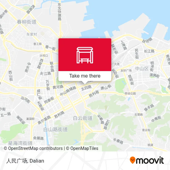 人民广场 map