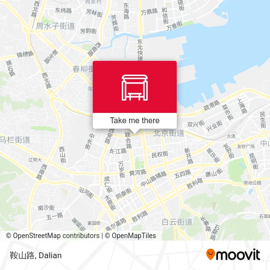 鞍山路 map