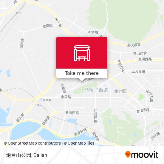 炮台山公园 map