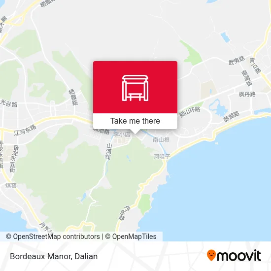 Bordeaux Manor map