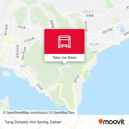 Tang Dynasty Hot Spring map