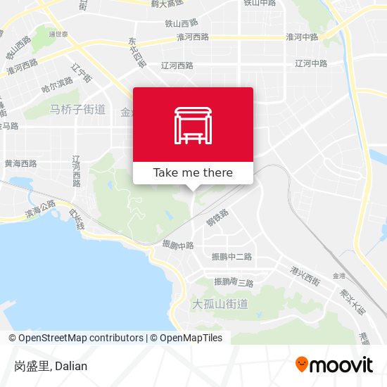 岗盛里 map