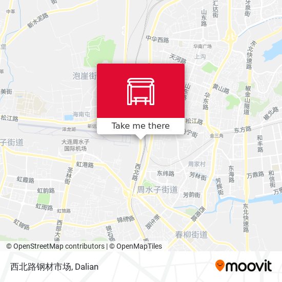 西北路钢材市场 map