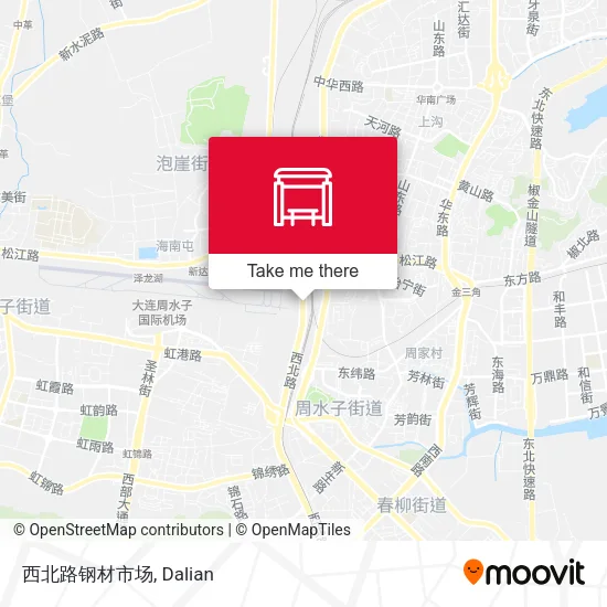 西北路钢材市场 map