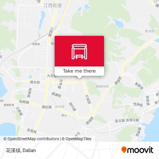 花溪镇 map