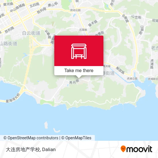 大连房地产学校 map