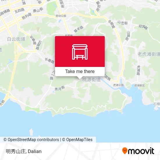 明秀山庄 map