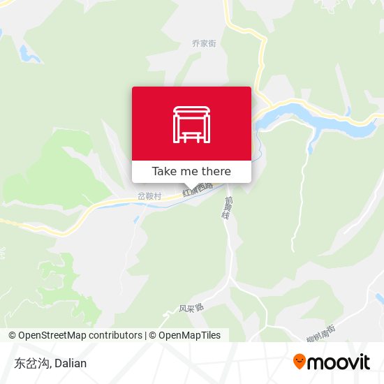 东岔沟 map