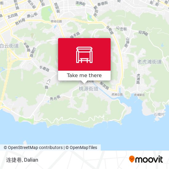 连捷巷 map