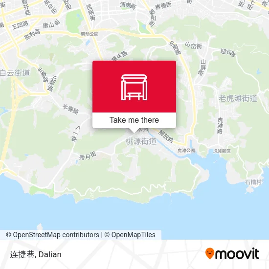 连捷巷 map