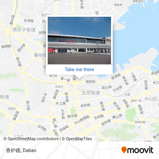 香炉礁 map