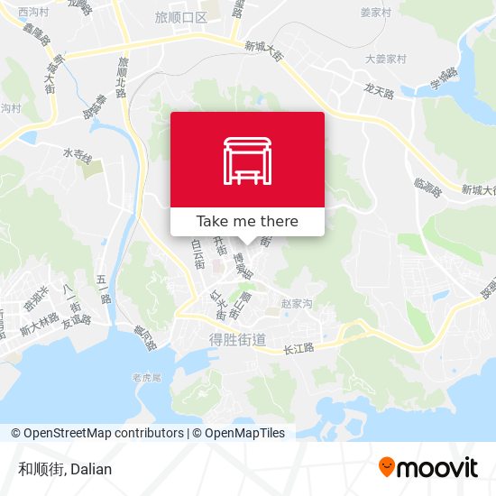 和顺街 map
