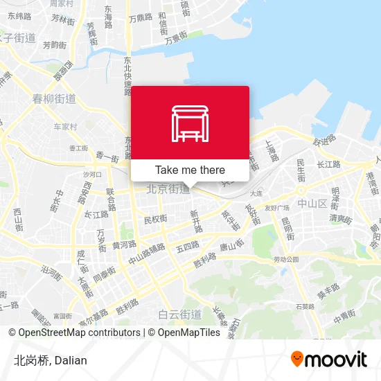 北岗桥 map