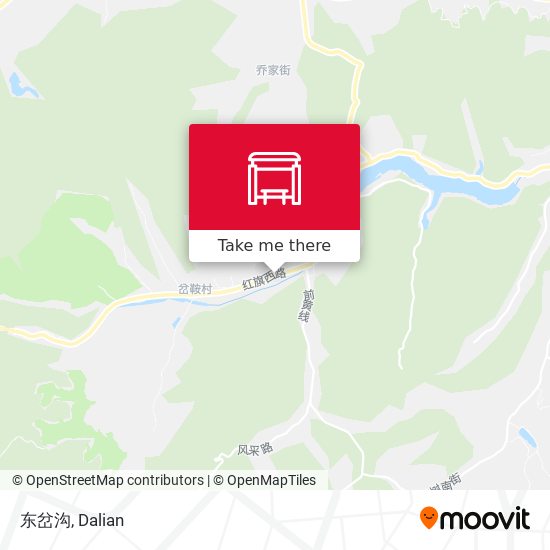 东岔沟 map