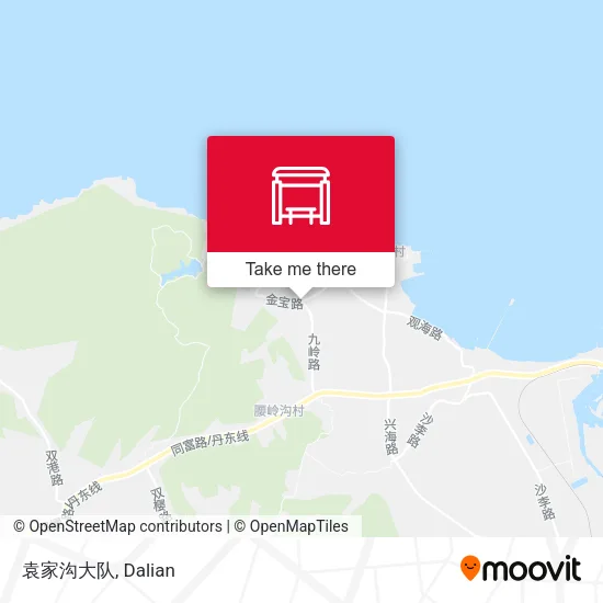 袁家沟大队 map