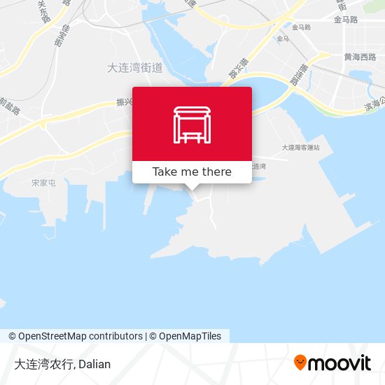 大连湾农行 map