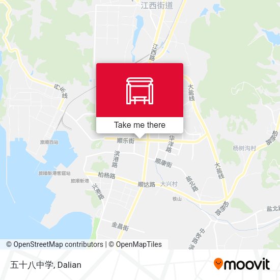 五十八中学 map
