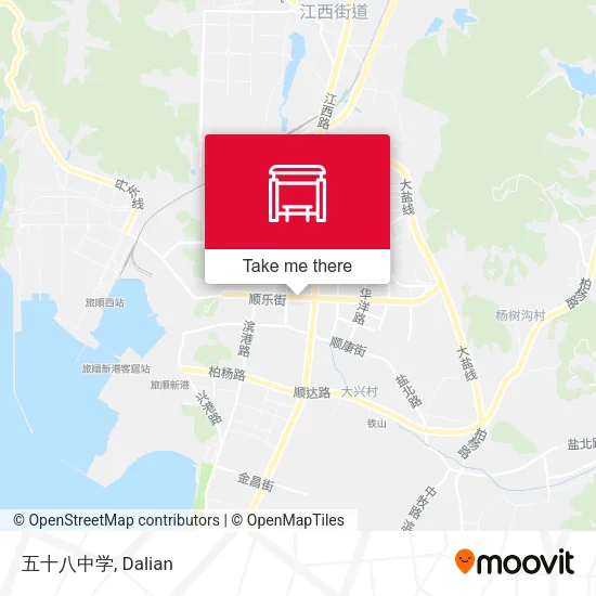 五十八中学 map
