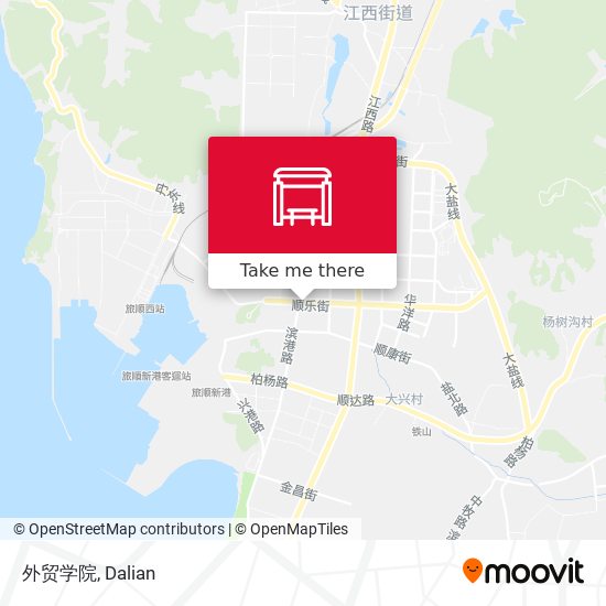 外贸学院 map