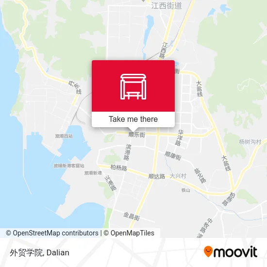 外贸学院 map