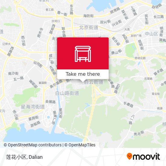 莲花小区 map