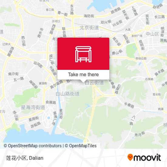莲花小区 map