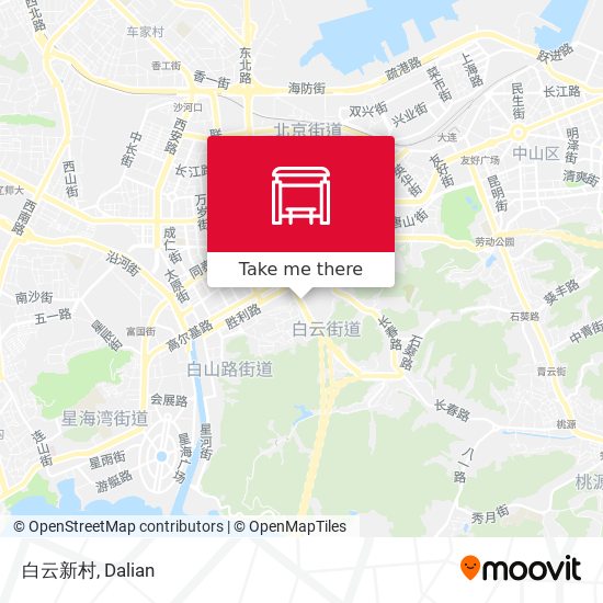 白云新村 map