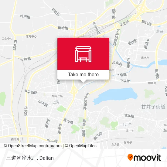 三道沟净水厂 map