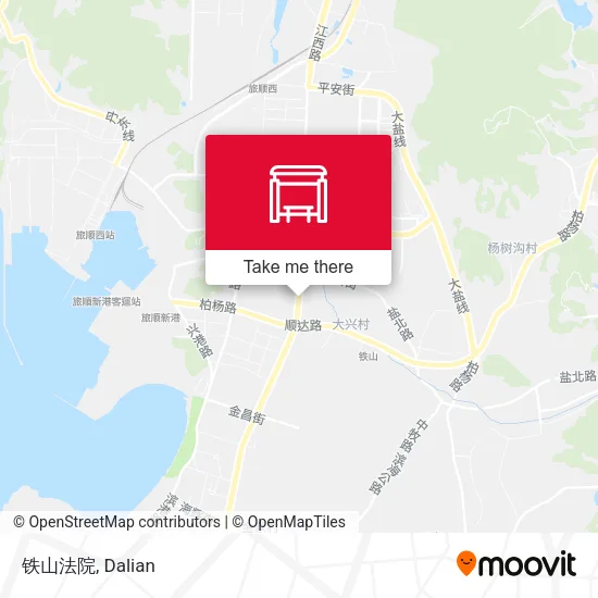 铁山法院 map