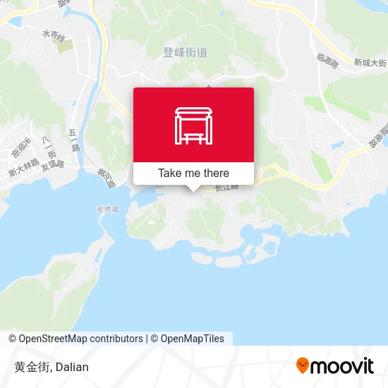 黄金街 map