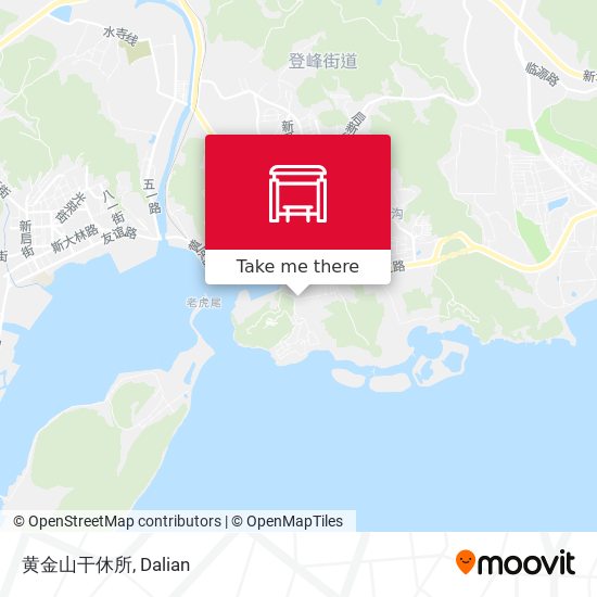 黄金山干休所 map