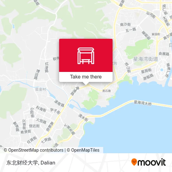 东北财经大学 map