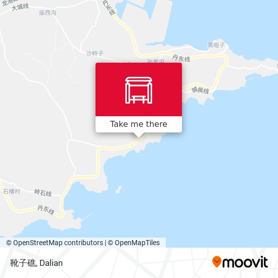 靴子礁 map