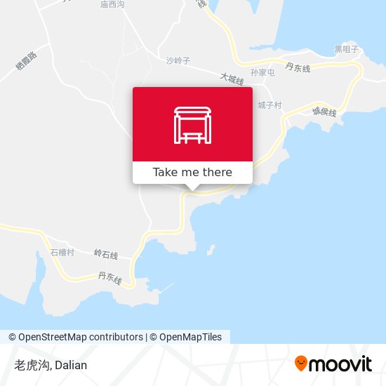 老虎沟 map