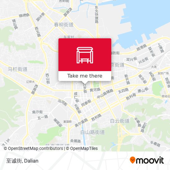 至诚街 map