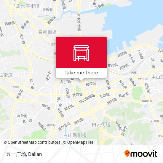 五一广场 map