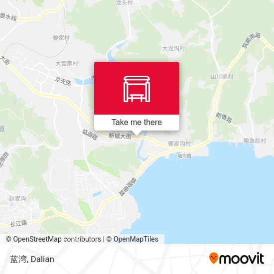 蓝湾 map