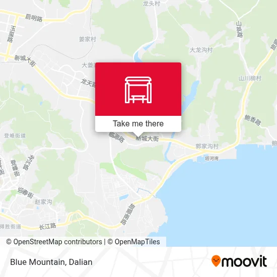 Blue Mountain map