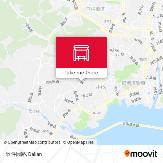 软件园路 map
