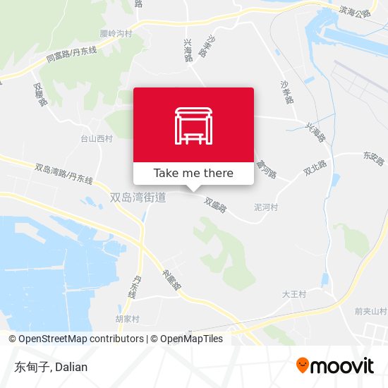 东甸子 map