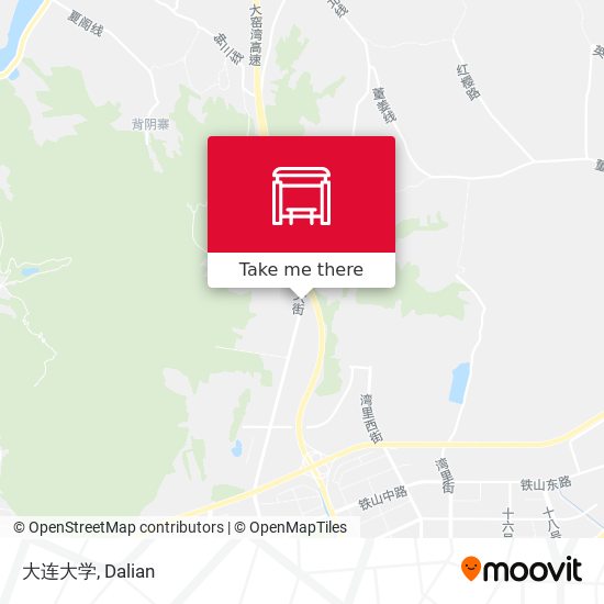 大连大学 map
